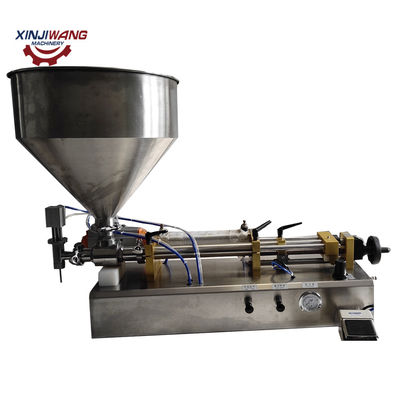 品質  Semi Automatic Food Tomato Sauce Honey Vegetable Oil Essential Oil Filling Machine Filler With Good Price 工場