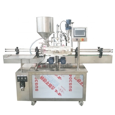 Easy Food Operate Automatic Cosmetic Liquid Filling And Capping Machine For 50-200ml Bottle Filling Capping Machines