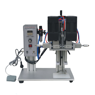 Desktop Food Rubbing Machine Automatic Cosmetics Water Beverage Glass Spray Bottle Capping Machine