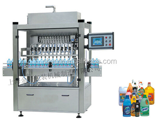 Automatic CLOTHING Liquid Filler For Cosmetic / Ice Cream Bottle